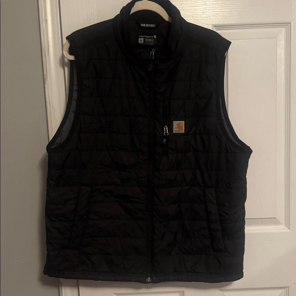 Carhartt Men’s Montana Loose Fit Sherpa Lined Insulated Puffer Vest Black XL - Picture 4 of 8